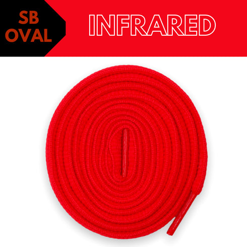 BASICS Oval SB Dunk Laces - Infrared